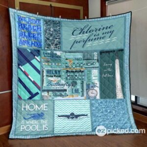 Home Is Where The Pool Is Quilt Blanket Ypm0  Quilt